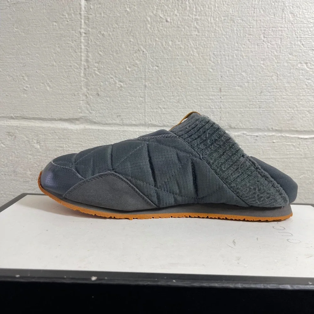 Teva ReEmber 1125472‎ Grey Quilted Comfort Slippers Slip On Men's 8 US/7 UK